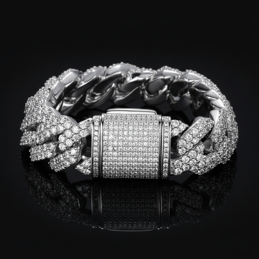 Bracciale Cuban Maxi Crystal