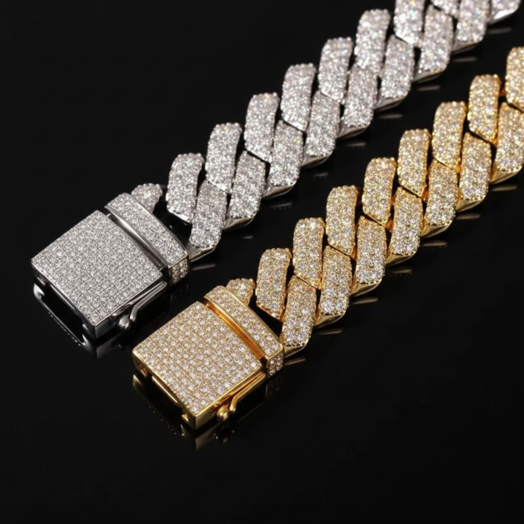 Bracciale Cuban Miami Crystal