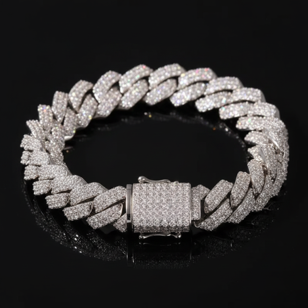 Bracciale Cuban Miami Crystal