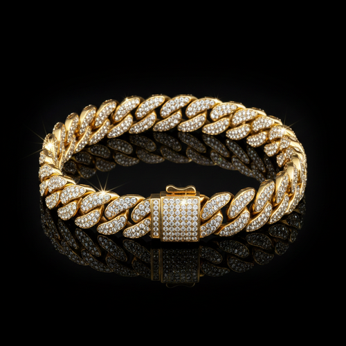Bracciale Cuban Miami Crystal