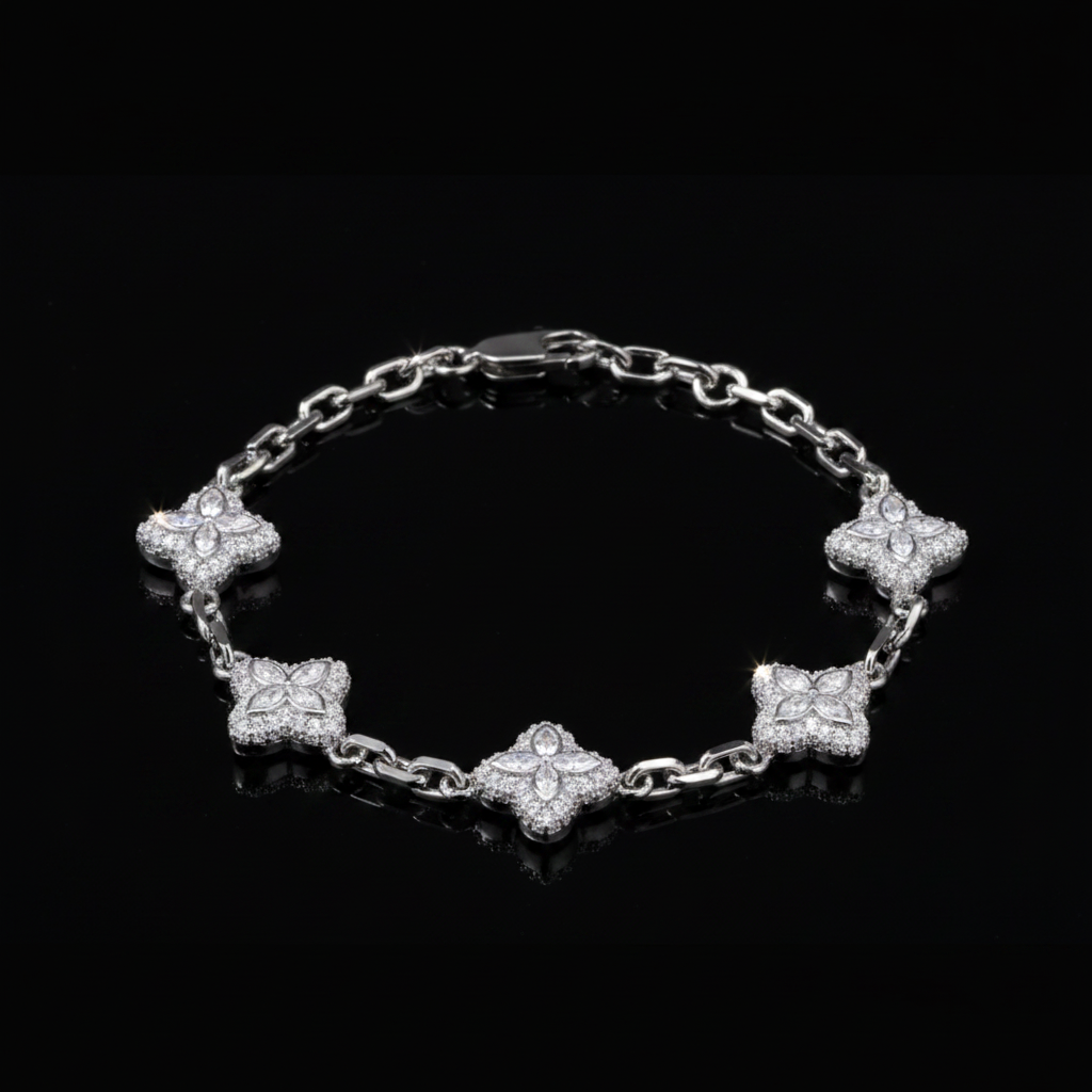 Bracciale Clover Chain Crystal