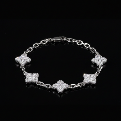 Bracciale Clover Chain Crystal