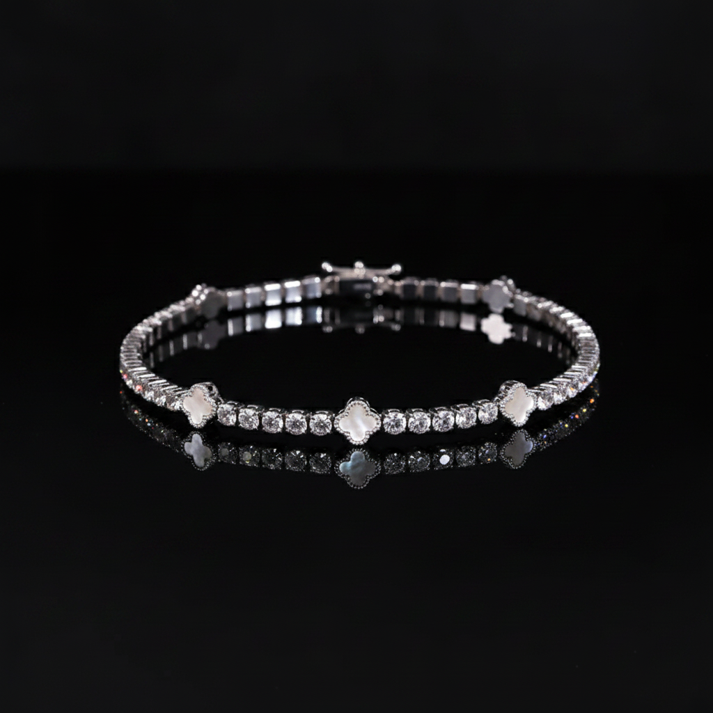 Bracciale Tennis Clover Crystal