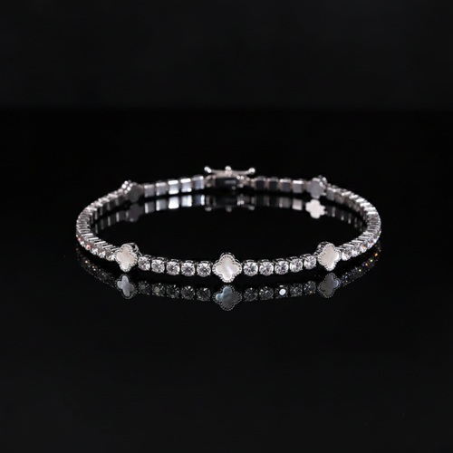 Bracciale Tennis Clover Crystal