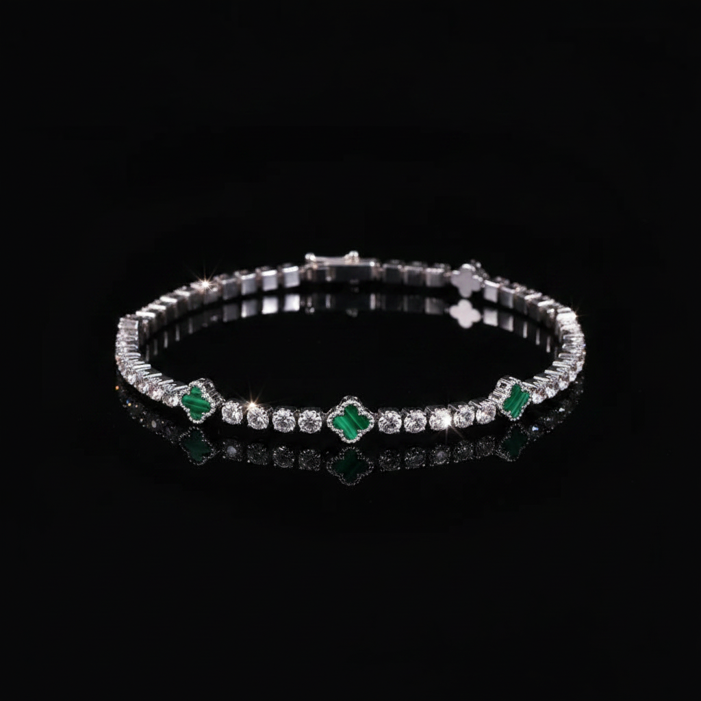 Bracciale Tennis Clover Crystal