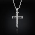 Collana Croce Iced Out