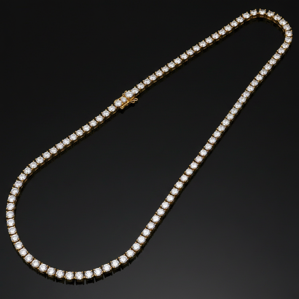 Collana Tennis Crystal
