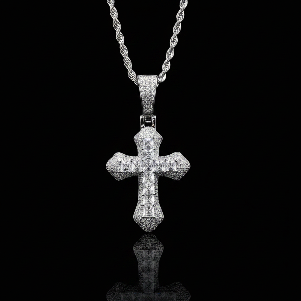 Collana Croce Royal Crystal