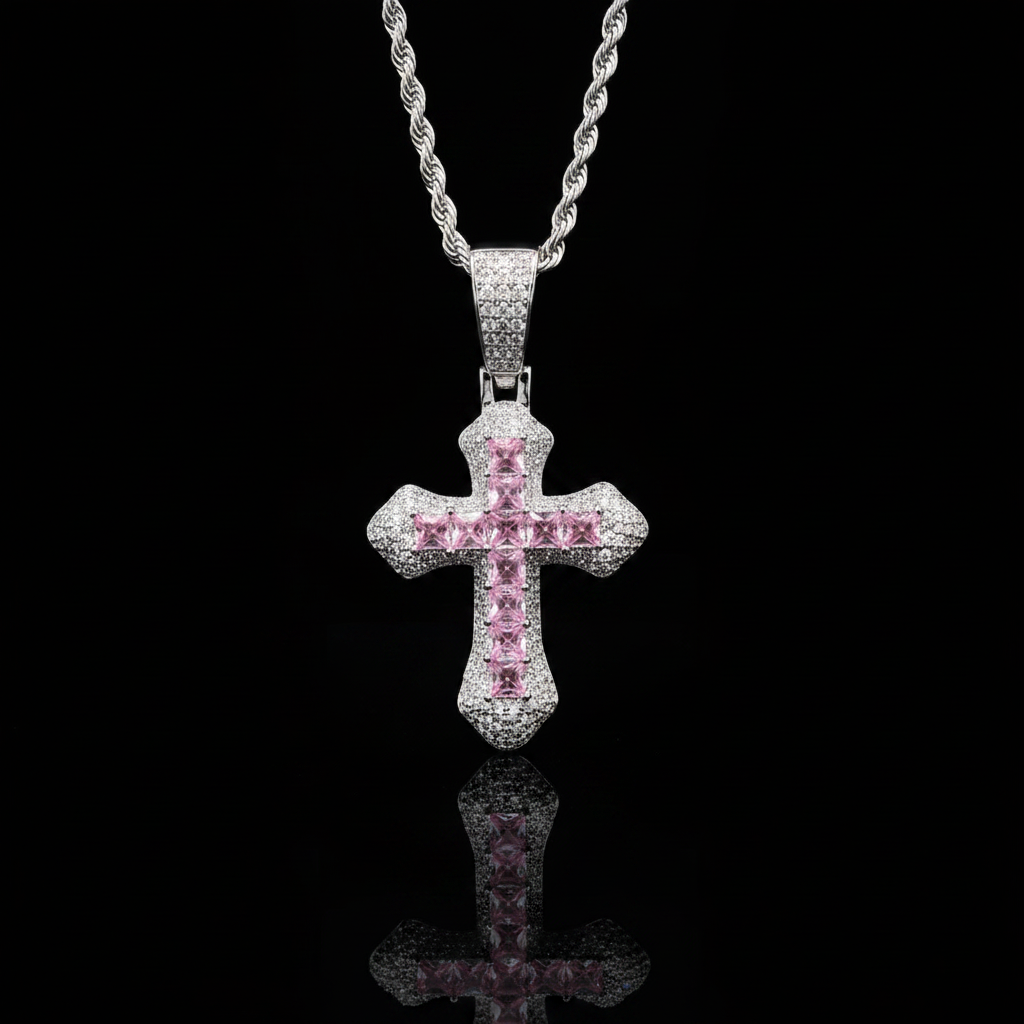 Collana Croce Royal Crystal