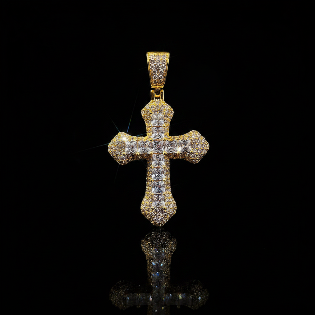 Collana Croce Royal Crystal