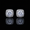 Orecchini Halo Solitaire Crystal