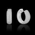 Orecchini Huggie Maxi Full Pavé