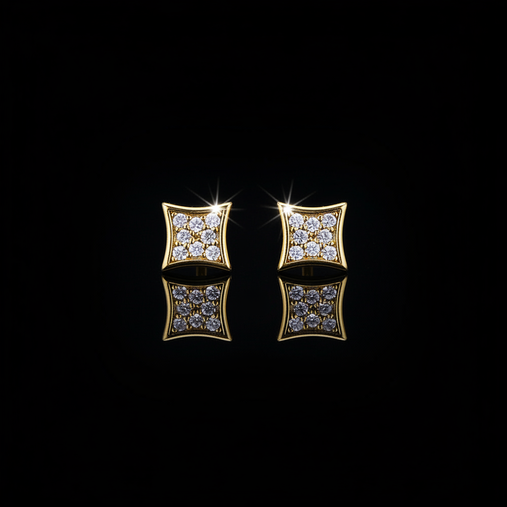 Orecchini Star Pavé